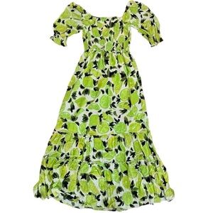 Sunny Lime Midi Dress Steve Madden